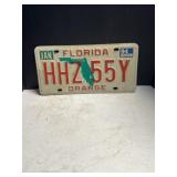 1990s Florida license plate