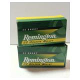 Remington High Velocity 22 short golden bullet.
