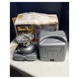 Coleman single burner dual fuel stove & carry