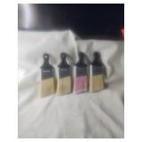 4 Wooster PaintBrushes With AngleBrand New