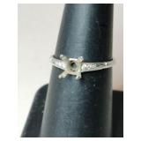 Platinum ring no stone marked   .070oz