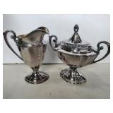 Eternally yours Roger Brothers silver plate sugar