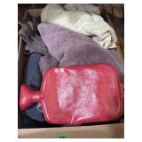 Mix of different color towels, some vintage, &