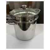 Williams-Sonoma 12QT stainless steel pot with
