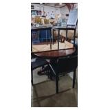 Bois Kennebec Ltï¿½e round pedestal table with 6