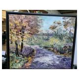 26 x 22 canvas oil painting" Trail near Lindorg "