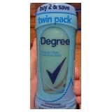 Twin pack of degree stick deodorant