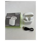 New wireless Bluetooth earbuds with charging case