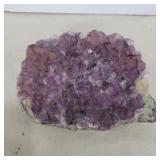 Purple amethyst rock 7.5in across