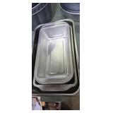 Aluminum baking pans 8x4- 12x7