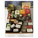 All kinds of spices and older containers and more