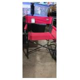 Guidesman folding directors chair with side table