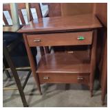 R Way furniture Co. MCM Hickory 2 drawer night