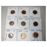 9 pennies