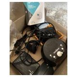 Insignia alarm clock, 360 vivid 1.0 wall charger,