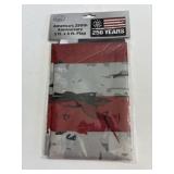 3 ft x 5 ft Americaï¿½s 250th anniversary flag