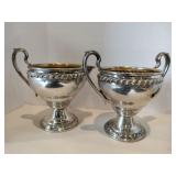 Roger Sterling weighted sugar and creamer set