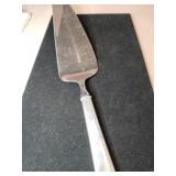 Serving spatula handle only marked Sterling.