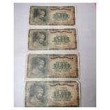4 Greece 1943 world war II Dracumai Bills