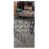 4 tier metal stacking wine rack