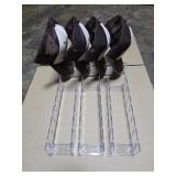 4 wall or shelf mount hat racks (hats not