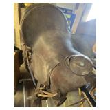 Western working saddle early 20th century some