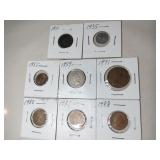 Foreign coins mixed years