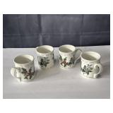 (4) 1995 Portmeirion "The Holly and The Ivy"