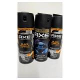 3 New AXE Body Spray