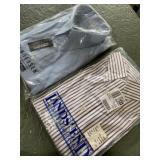 New lands end shirt size 16 34 and vanheusen