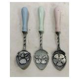 Darian Design pewter England spoons