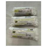 3 new clothes lines 50 feet each