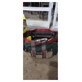 Gardeners work gear tool bag with garden tools