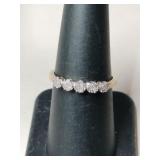 10K clearstone van ring Marked 10K size 6.5.