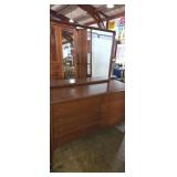 R Way furniture Mcm hickory 6 drawer dresser with