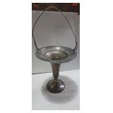 Wallace Victorian style bridal basket silver