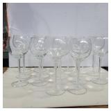 17 Bohemia crystal crystalex Suzanne wine glasses