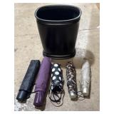 Several like new umbrellas Totes and unlabeled