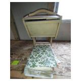 Group of vintage sewing box with assorted sewing