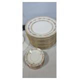 Limoges C. AHRENFELDT Gold trim floral pattern