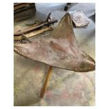 Leather handmade pack up stool