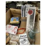 Vases, kitchen towels, coasters, money clips, and