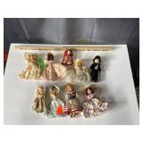 Nancy Ann Storybook dolls, one head detached