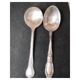 Silver spoons Marked Sterling 2.595oz