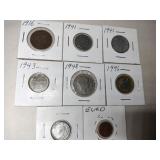 Foreign coins mixed years