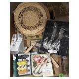 Hot pads, set of stainless steel cheese and