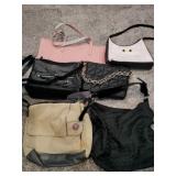 6 ladies handbags