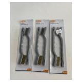3-2 pc wire utility brush set