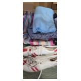 Tote bags , throw blanket,  and Tommy Hilfiger