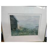 25x21 framed Serigrafi. "Sctervoll". By Hnder